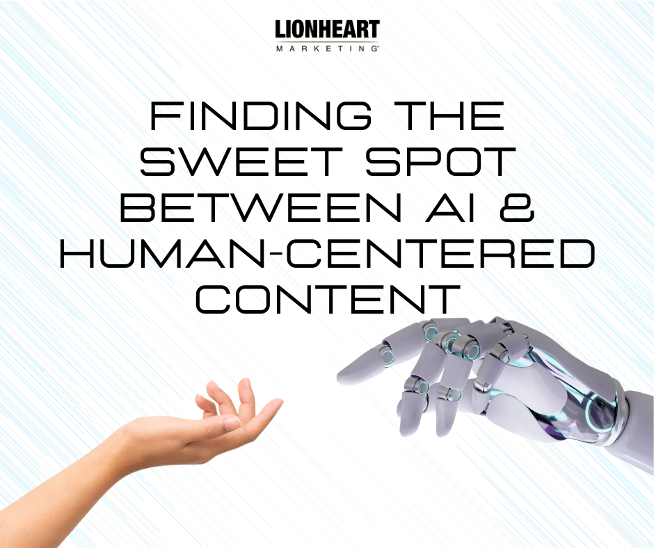 Sweet Spot between AI and Human-Centered Content